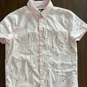 Hollister Pink Casual Button Down Shirt